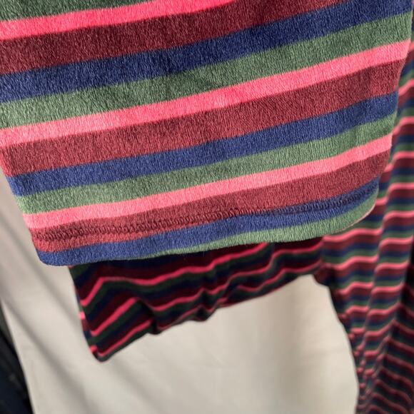 Cuddl Duds Pajama Set M Weekend Getaway Long Sleeve Stripe Lounge 2-Piece - Picture 12 of 16